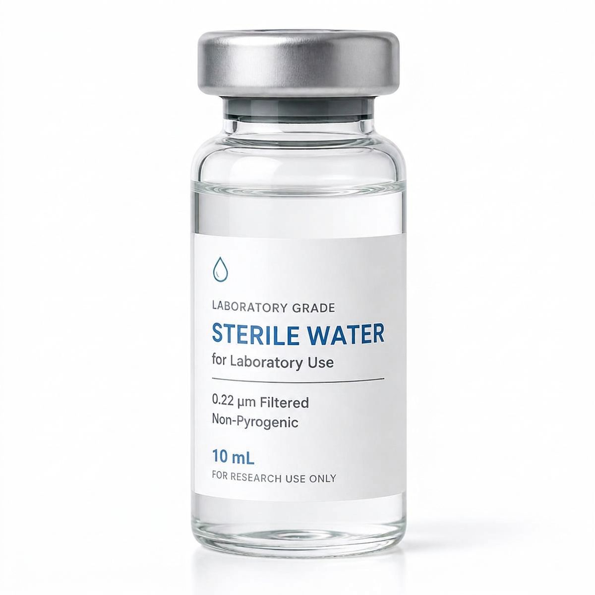 NordicBac flaska med bakteriostatiskt vatten i 3 ml och 10 ml